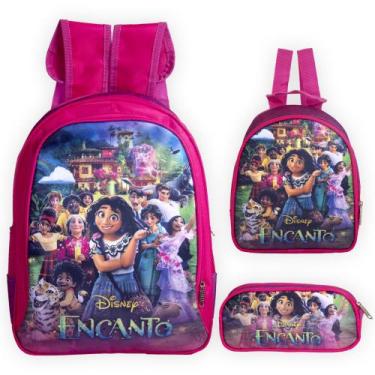 Imagem de Mochila Infantil de Costas com Lancheira Menina Encanto - TOYS 2U
