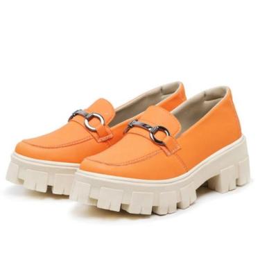 Imagem de Mocassim Tratorada Oxford Feminino Variadas Cores Oferta - Tk Moda, La