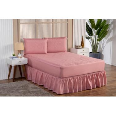 Imagem de Protetor Para Colchão Queen Size Impermeável Micromatelado Antiácaro -