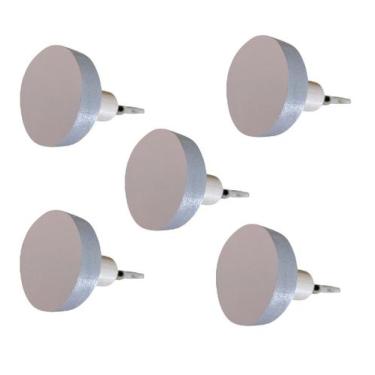 Imagem de 5 Ganchos Penduradores de Parede MDF Colorido 15mm Bola - Hanger Decor