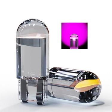 Imagem de Par Super Lâmpada T10 Led Cob Acrílico Lanterna Farolete - Lagos Impor