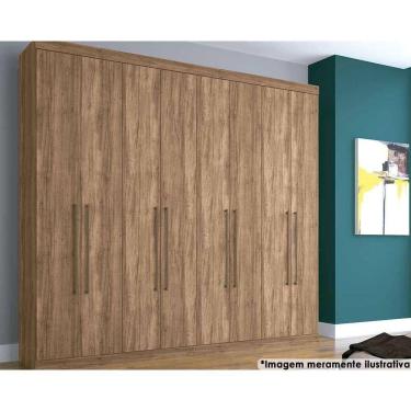 Imagem de Guarda Roupa Casal 8 Portas e 4 Gavetas Master Vip 8.4 Atacama - Santos Andirá