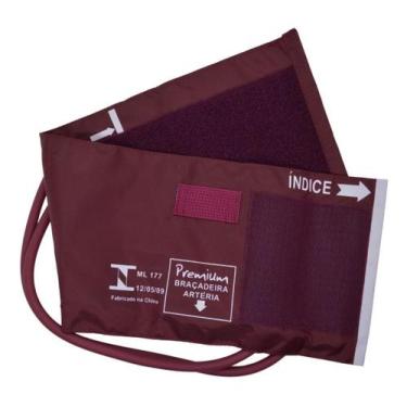 Imagem de Braçadeira Obeso Nylon Esfigmomanômetro Aparelho De Pressão - Premium,