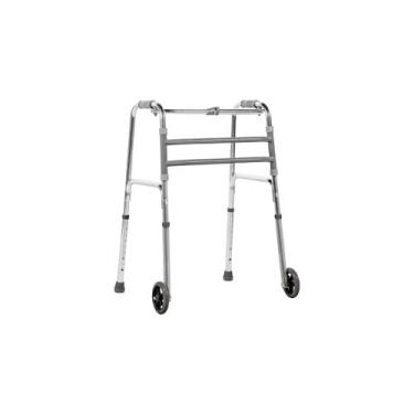 Imagem de Andador Alumínio Dobrável com Rodas BC1520 - Mercur