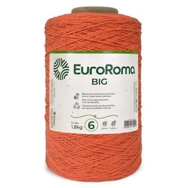 Imagem de Barbante EuroRoma Colorido Big Cone Nº06 1,8Kg, LARANJA