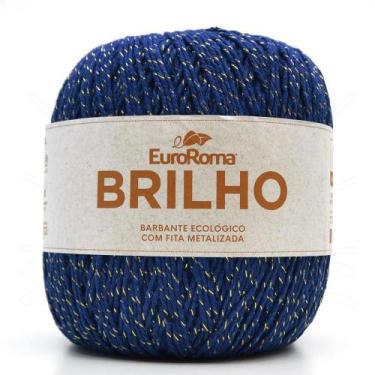 Imagem de Barbante EuroRoma Brilho Ouro 400g, 903 AZUL ROYAL