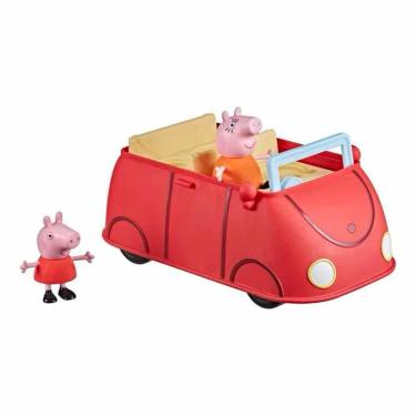 Imagem de Veículo e Figuras - Peppa Pig - Carro Vermelho da Família - Hasbro