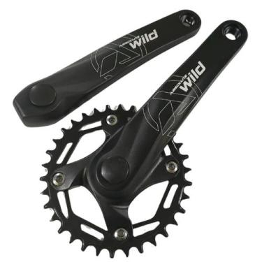 Imagem de Pedivela Absolute Wild Coroa Single 34d Aço Braço 175mm Mtb, Preto