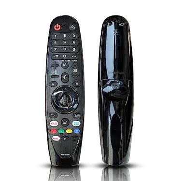 Imagem de AKB75855501 AN-MR20GA para LG Smart TV OLED QNED NanoCell 4K UHD Voice Magic, substitui AN-MR650, AN-MR19BA, AN-MR18BA, com teclas Netflix Prime, função de ponteiro