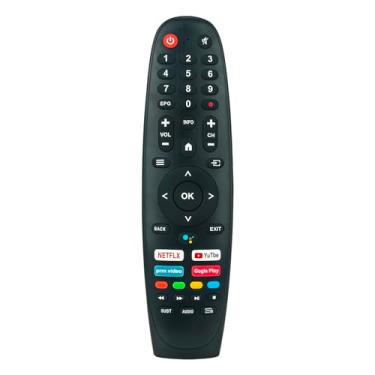 Imagem de Controle remoto de voz de substituição compatível com Caixun/Sansui/Blaupunkt/Arrqw Android Smart TV EC40V2FA EC32V2HA BA40F4382QEB BP320HSG9200 RO 75LEG RO 50LEG RO 55LEG RO 65LEG 65LEG 2022