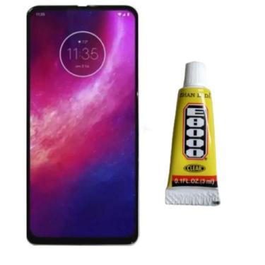 Imagem de Tela Display Frontal Touch Para Moto One Hyper + Cola 3Ml - inova