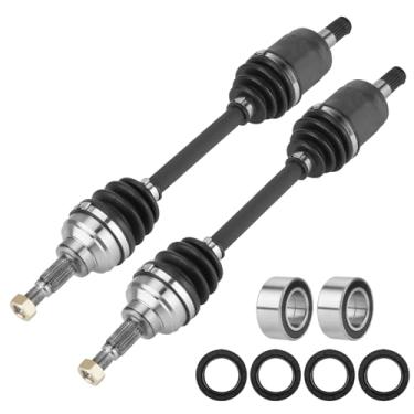 Imagem de Eixo dianteiro esquerdo e direito CV com rolamento de roda para Honda Foreman TRX 450 1998 1999 2000 2001 2002 2003 2004 42220-HN0-A01, 42250-HN0-A01, 42350-HN0-HN0-671, 4 2350-HN0-A01