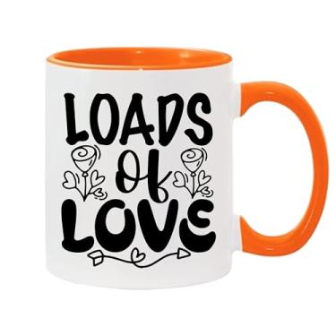 Imagem de SpreadPassion Loads of Love Caneca de café, presente para namorado e namorada, ideia de presente de dia dos namorados, presente para marido e esposa, ideia de presente de aniversário do dia dos