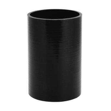 Imagem de X AUTOHAUX 1 peça 80 mm/3,15" ID 127 mm/5" Comprimento 0 Graus Preto Carro Silicone Mangueira de Refrigeração Universal