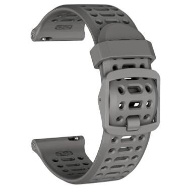 Imagem de MYSNBKN Pulseira de relógio compatível com COROS Pace 3, pulseira esportiva de silicone de liberação rápida de 22 mm, pulseira respirável feminina e masculina para COROS APEX 2 Pro/APEX 46 mm/APEX Pro