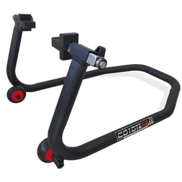 Imagem de Cavalete Traseiro Coyote para Motos Com ou Sem Suporte/Slider de Balança - Preto (PARA MOTOS SEM SLIDER)