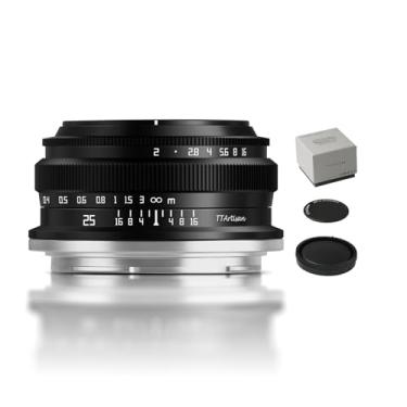 Imagem de TTArtisan APS-C 25 mm F2 lente de metal com corpo compatível com Nikon Z Mount - Preto