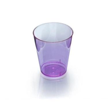 Imagem de Mini Copo Pic 40ml para Doces Brigadeiro Lilás - 10 unid - Plastilânia