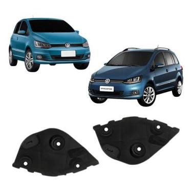 Imagem de Par Guia Parachoque Dianteiro Vw Fox Spacefox 2010 2011 2012 - VCG