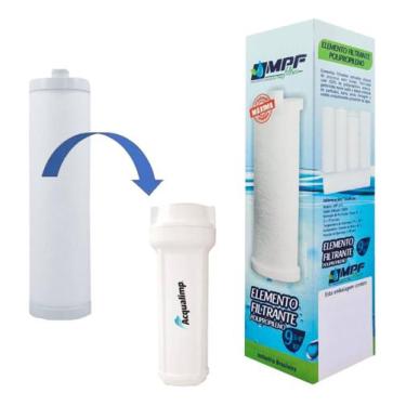 Imagem de 1 Refil Rosca P/ Filtro Branco Aqualimp Fpe-02r Caixa Dagua - MPF, 24 