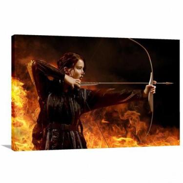 Imagem de Quadro decorativo Jogos Vorazes Filme - Tela em Tecido - Wall Frame
