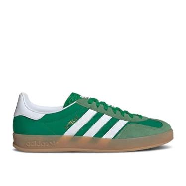 Imagem de adidas Tênis masculino Gazelle Indoor, Verde/branco nuvem/verde nebuloso, 40