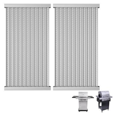 Imagem de G362-2100-W1 Placas emissoras de grelha para Charbroil TRU Infrared 2 queimadores 466642316 463675016 463642316 463644220 463675016P1 463246118 Emissor Pratos para Charbroil Peças de churrasqueira a