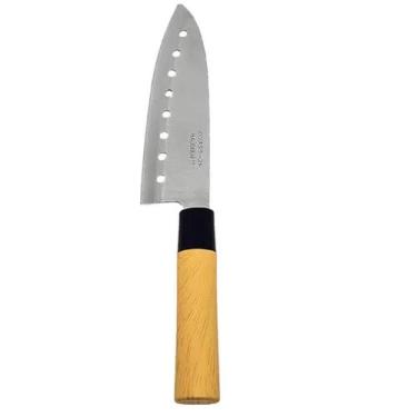 Imagem de Faca Santoku Asia em Inox com Furo 7  Hauskraft