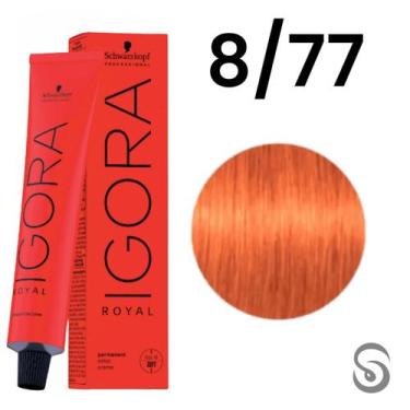 Imagem de Schwarzkopf Igora Royal Coloração 8/77 Louro Claro Cobre Extra 60ml, U