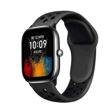 Imagem de Pulseira Furadinha Sport Amazfit Gts 4 Mini + Película 3d - TechKing, 