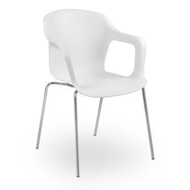 Imagem de Cadeira Geos Chrome White