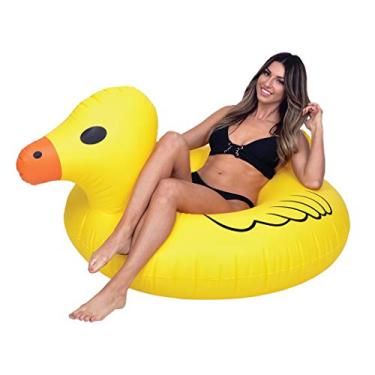 Imagem de GoFloats Boia inflável de tubo de festa de pato, estilo flutuante (para adultos e crianças)
