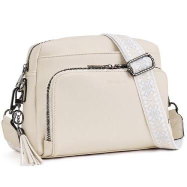 Imagem de Bolsa tiracolo POIUGOYA em material vegano moderno para mulheres