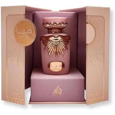 Imagem de Perfume Árabe Haya da Lattafa 100ml Fragrância Feminina Irresistível c
