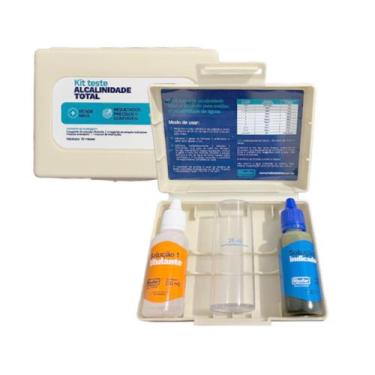 Imagem de Kit medidor Alcalinidade Rhofer para Piscinas  Estojo Medidor Preciso 