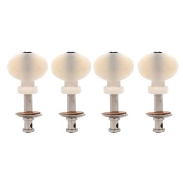 Imagem de Esquirla 4x pinos de corda para ukulele, acessórios para instrumentos, pinos de cabeça de máquina de substituição resistentes ao desgaste para botões de