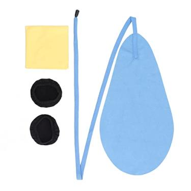 Imagem de Kit de limpeza de saxofone - capa de buzina, pano de limpeza, conjunto de cotonete - Acessórios para instrumentos de sopro de madeira - Suprimentos para saxofone - Kit de limpeza de saxofone