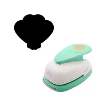 Imagem de Furador Extra Gigante Alavanca Premium Concha Ariel, Toke E Crie, Fegad03, Branco E Verde