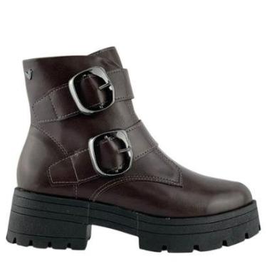 Imagem de Bota Mississipi Feminina Fivela Casual Salto Bloco Alta ME321-Feminino