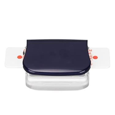 Imagem de Akozon Máquina de Encadernação Manual - de Encadernação de Livros de Cinch de 6 Buracos para Casa e Escritório, Mini Ferramenta de Manual (Azul)