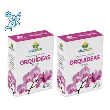 Imagem de Kit 02 Adubo Mineral Misto Orquídeas 150g Vitaplan
