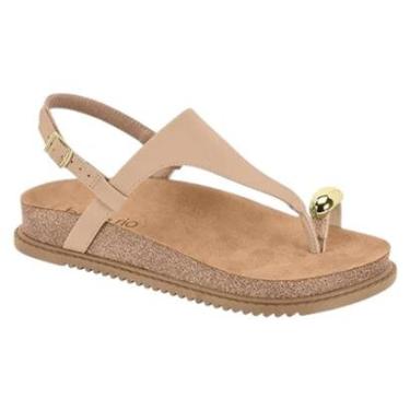 Imagem de Sandália Papete Beira Rio Feminina Nobuck Fivela 8524.109-Feminino