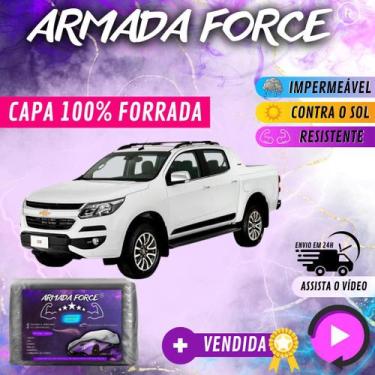 Imagem de Capa Cobrir Carro S10 Tamanho EGG 100 Forrada Armada Force 100 Imperme