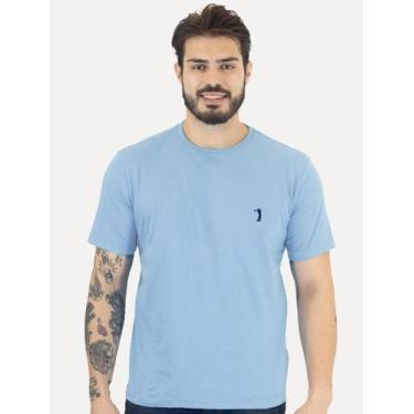 Imagem de Camiseta Aleatory Masculina Navy Icon Azul Ciano, M/M