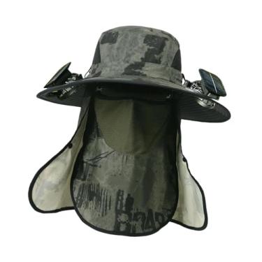 Imagem de simhoa Chapéu de Pesca com Proteção contra Raios Solares e Chuva, Verde