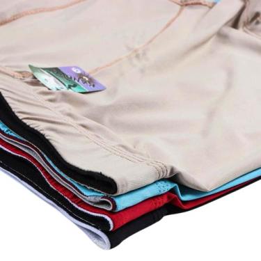 Imagem de Kit 10 Cueca Boxer Box Masculina Confortável Adulta Microfibra - Sol M