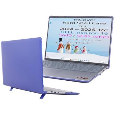 Imagem de mCover Capa compatível apenas com laptop Dell Inspiron 16 5640 série 5645 de 16 polegadas 2024 ~ 2025 (NÃO serve para nenhum outro modelo Dell) - azul