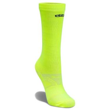 Imagem de Meia Performance Corre Cano Médio Olympikus Feminina, Verde, 33-38