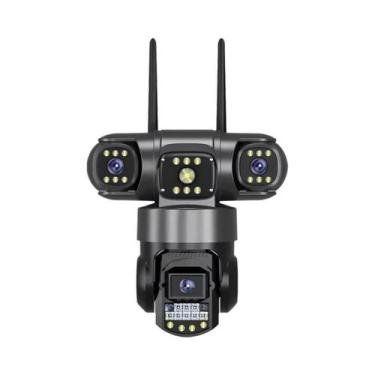 Imagem de Câmera De Segurança IP PTZ Externa 4G WIFI Com Cartão SIM, 12MP, 6K, L