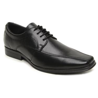 Imagem de Sapato Social Sport Fino Masculino Couro Preto BR2 - Omega, 39, Preto,